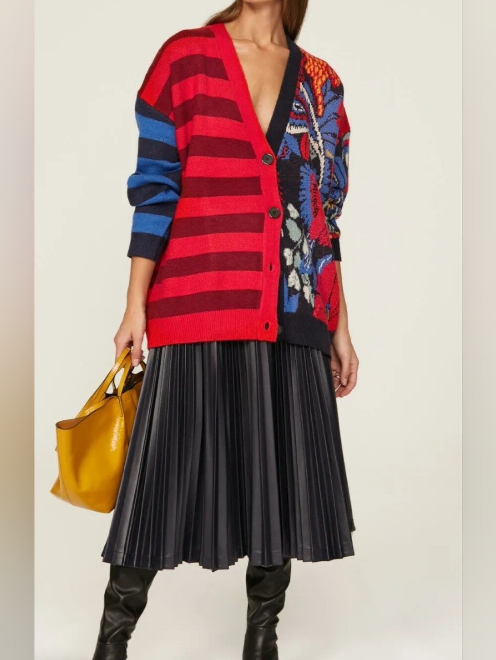 Farm Rio Knit Cardigan Oversized
